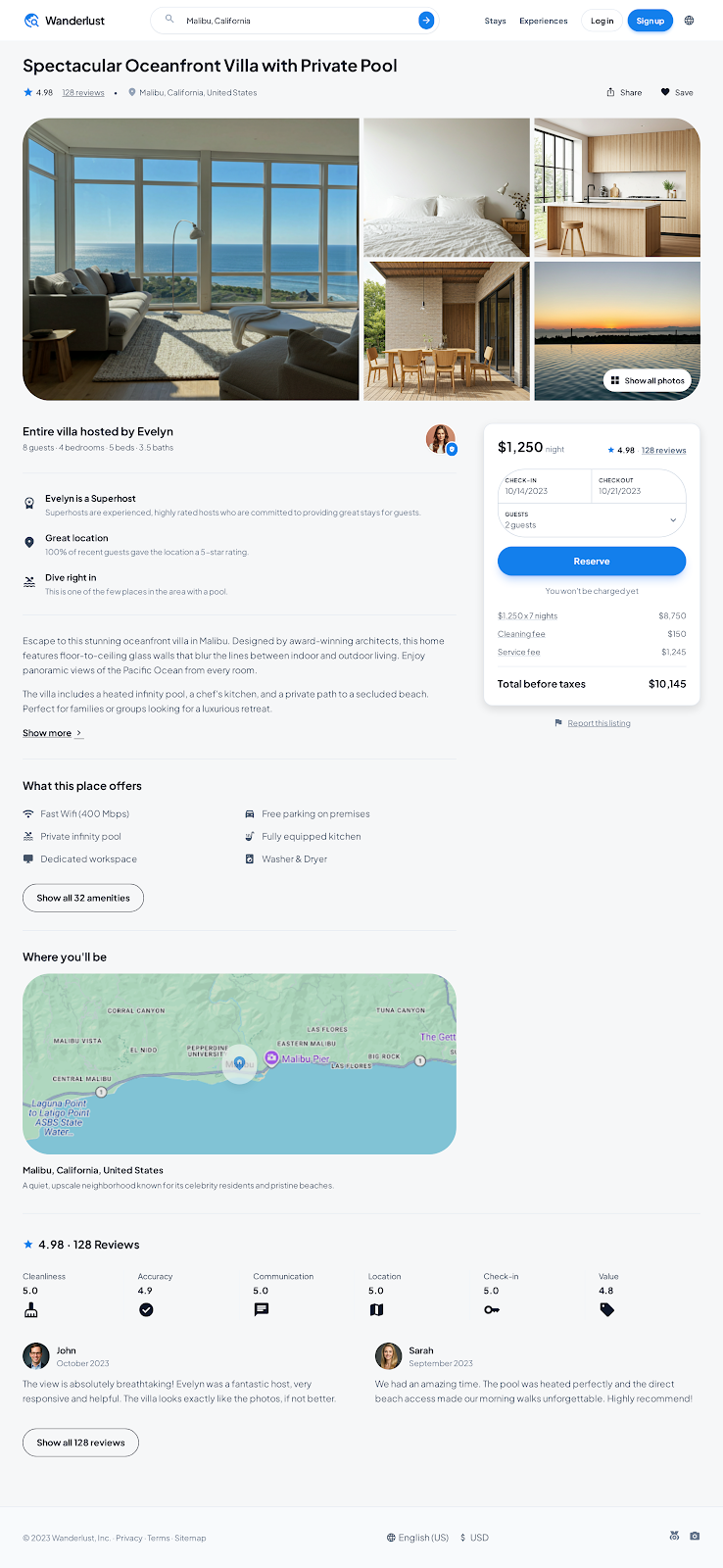 Property & Booking Detail